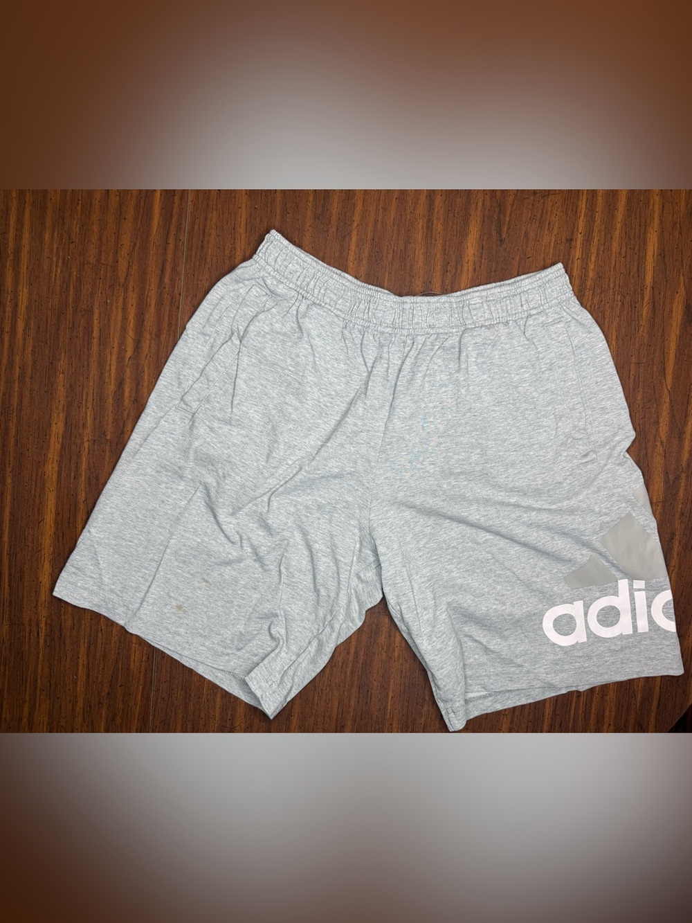 adidas Light Gray Performance Shorts